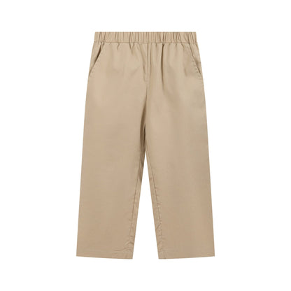 White Football Truck Shirt and Brown Pants Set
