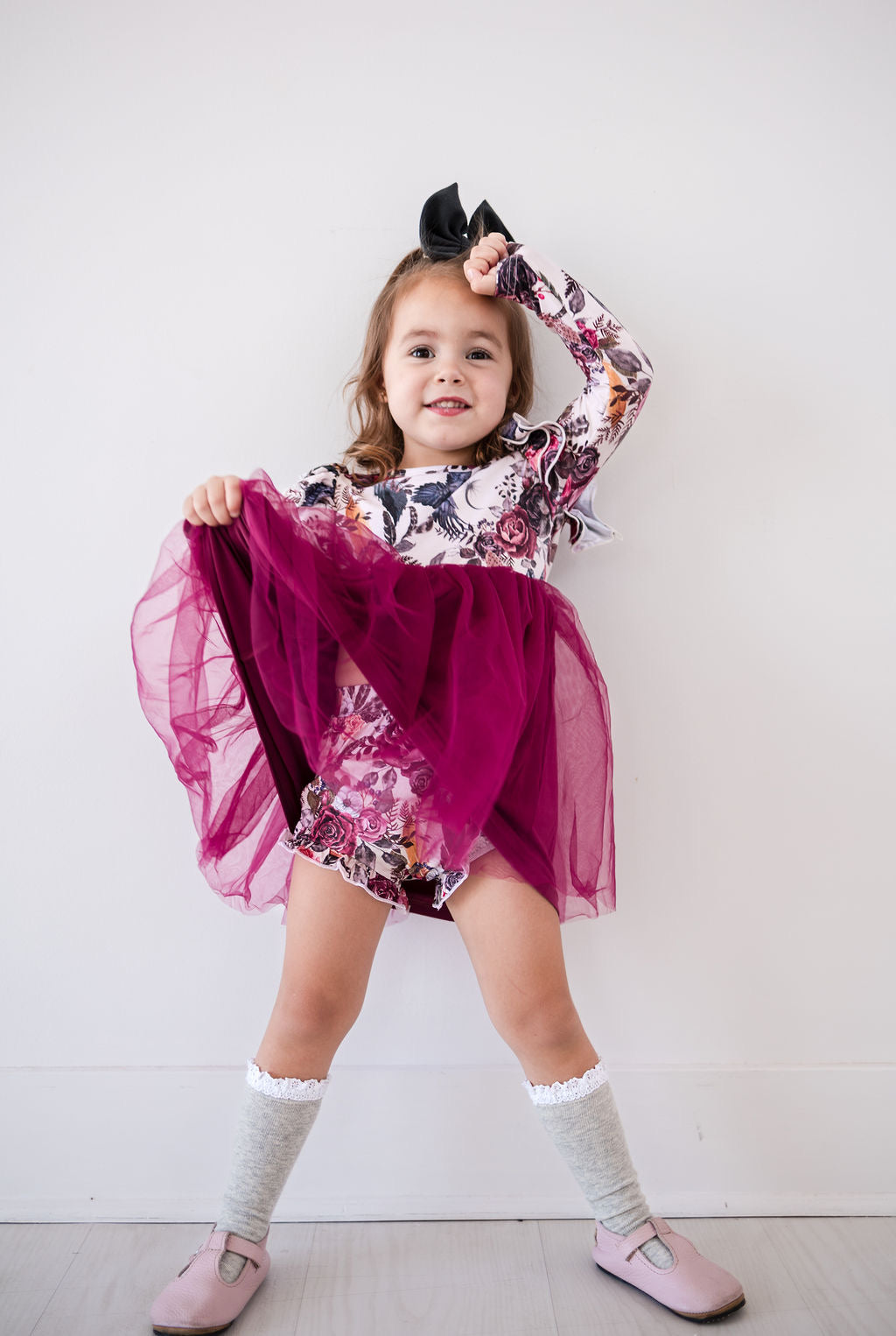 Long Sleeve Tulle Dress - Crows N Roses - Gathering Littles