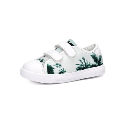 Find Your Coast Kids Canvas Palm Tree Velcro Sneaker Shoes - Gathering Littles