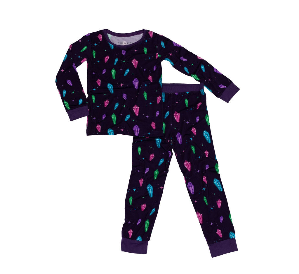 Crystals - Long Sleeve 2 Piece Pajama Set - Gathering Littles