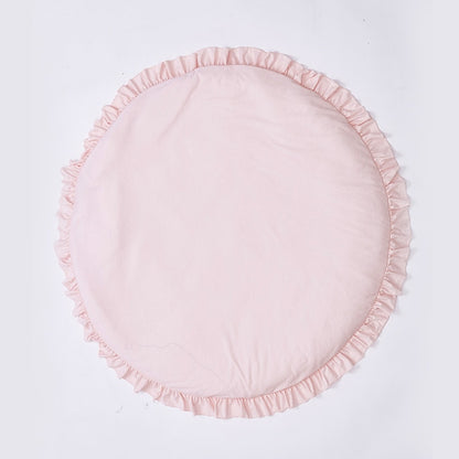 Soft Baby Play Mats - Round Lace Crawling Mat - Gathering Littles