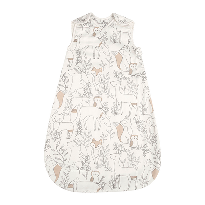 Ezra Wearable Blanket 0-9Mo. (Cotton Sateen Ezra Print) - Gathering Littles