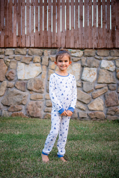 Blue Jays Long Sleeve 2 Piece Pajama Set - Gathering Littles