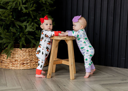 Baby Christmas Tree Long Sleeve Pajamas - Gathering Littles