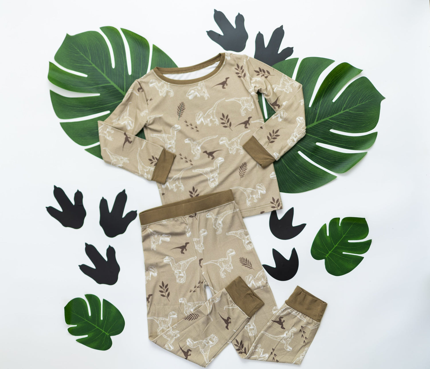 VelociNAPtor - Long Sleeve 2 Piece Pajama Set - Gathering Littles