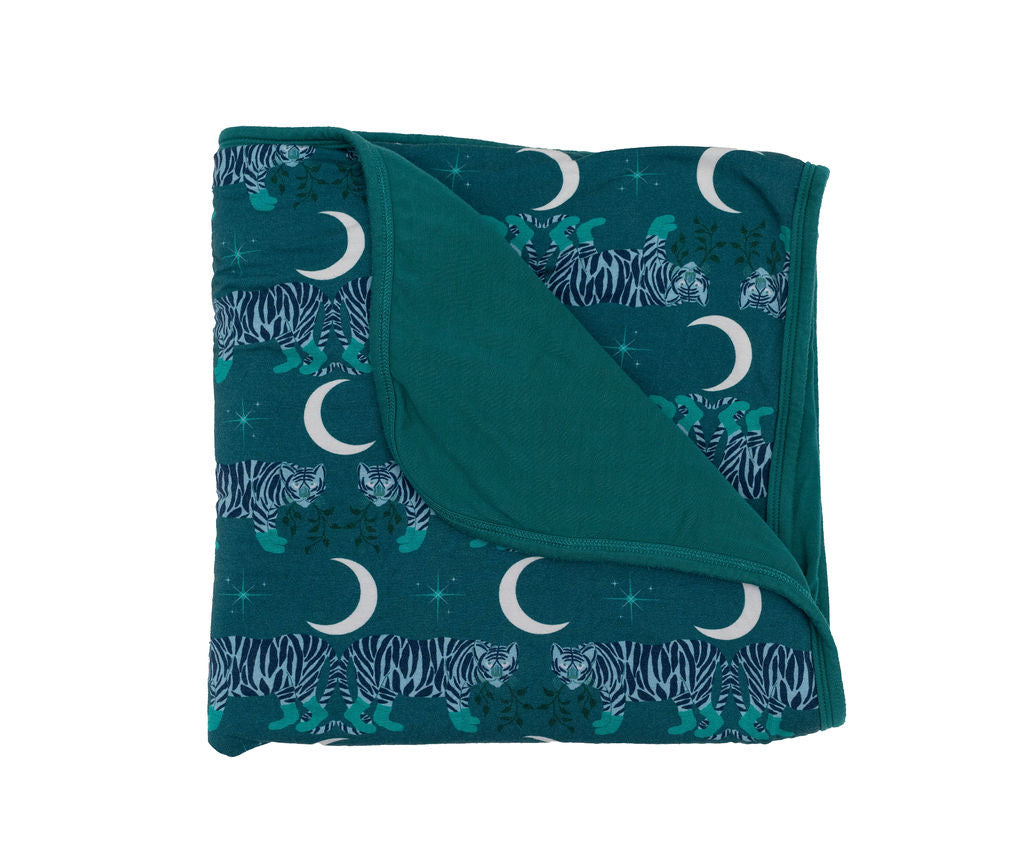 Midnight Tigers Luna Wrap Baby Blanket - Gathering Littles