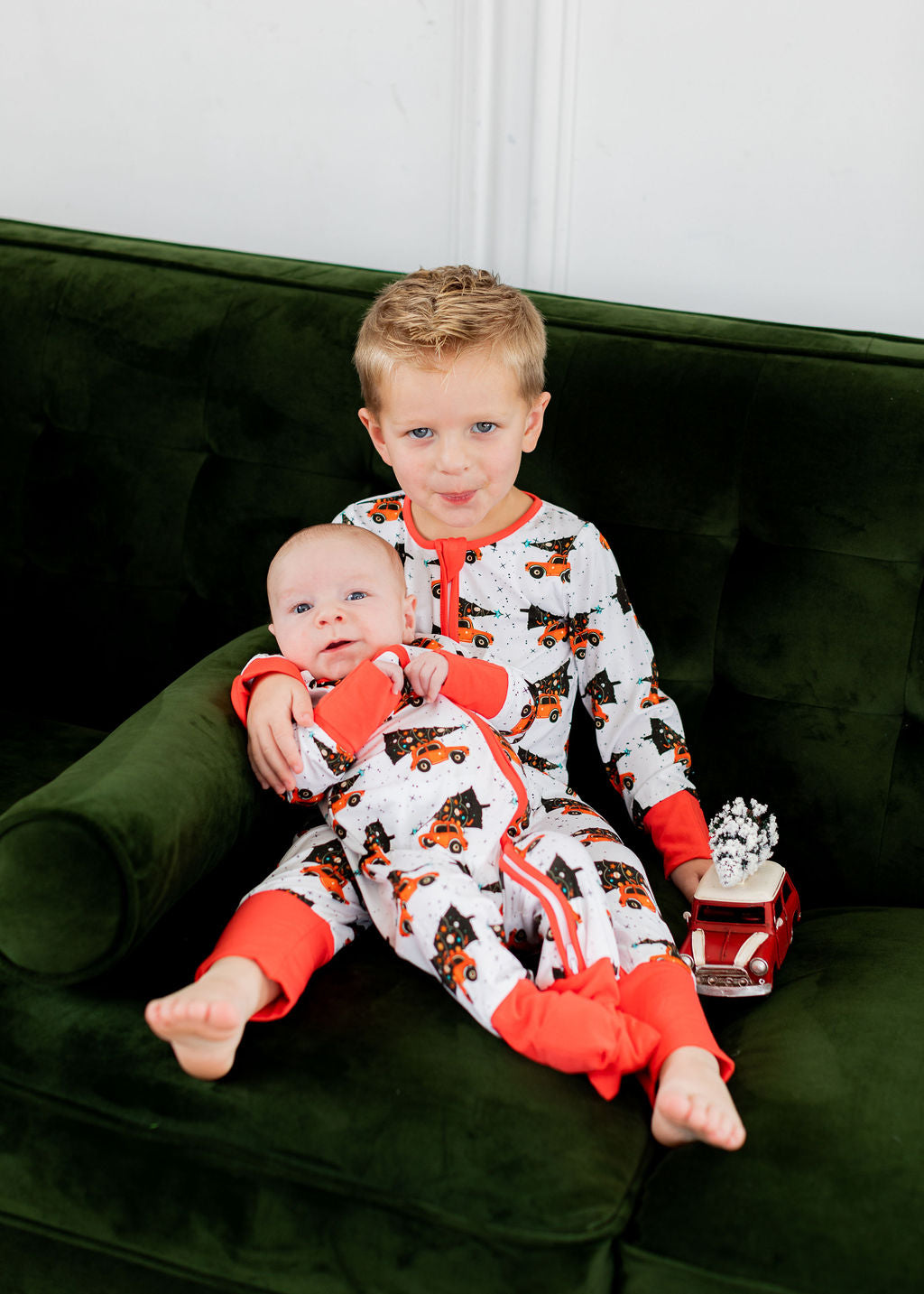 Baby Christmas Tree Long Sleeve Pajamas - Gathering Littles