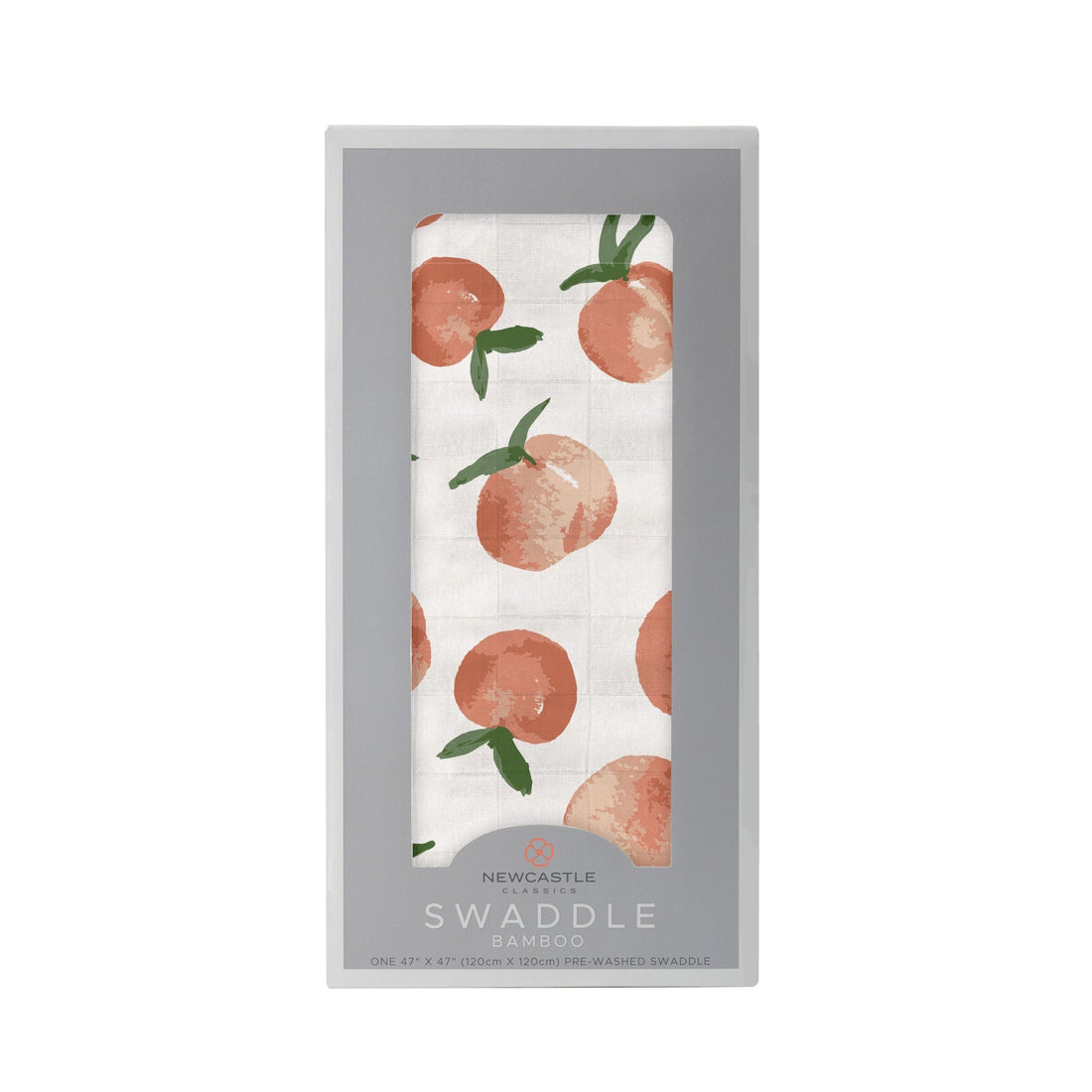 Carnelian Peaches Baby Swaddle - Gathering Littles