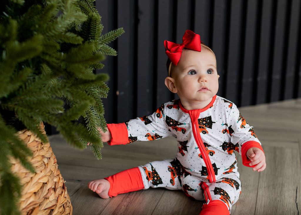 Baby Christmas Tree Long Sleeve Pajamas - Gathering Littles