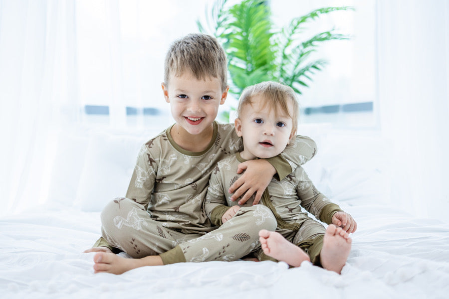 VelociNAPtor - Long Sleeve 2 Piece Pajama Set - Gathering Littles