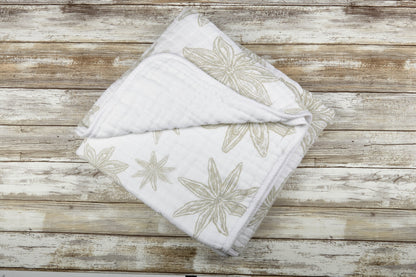 Boho Fields Cotton Muslin Blanket - Gathering Littles