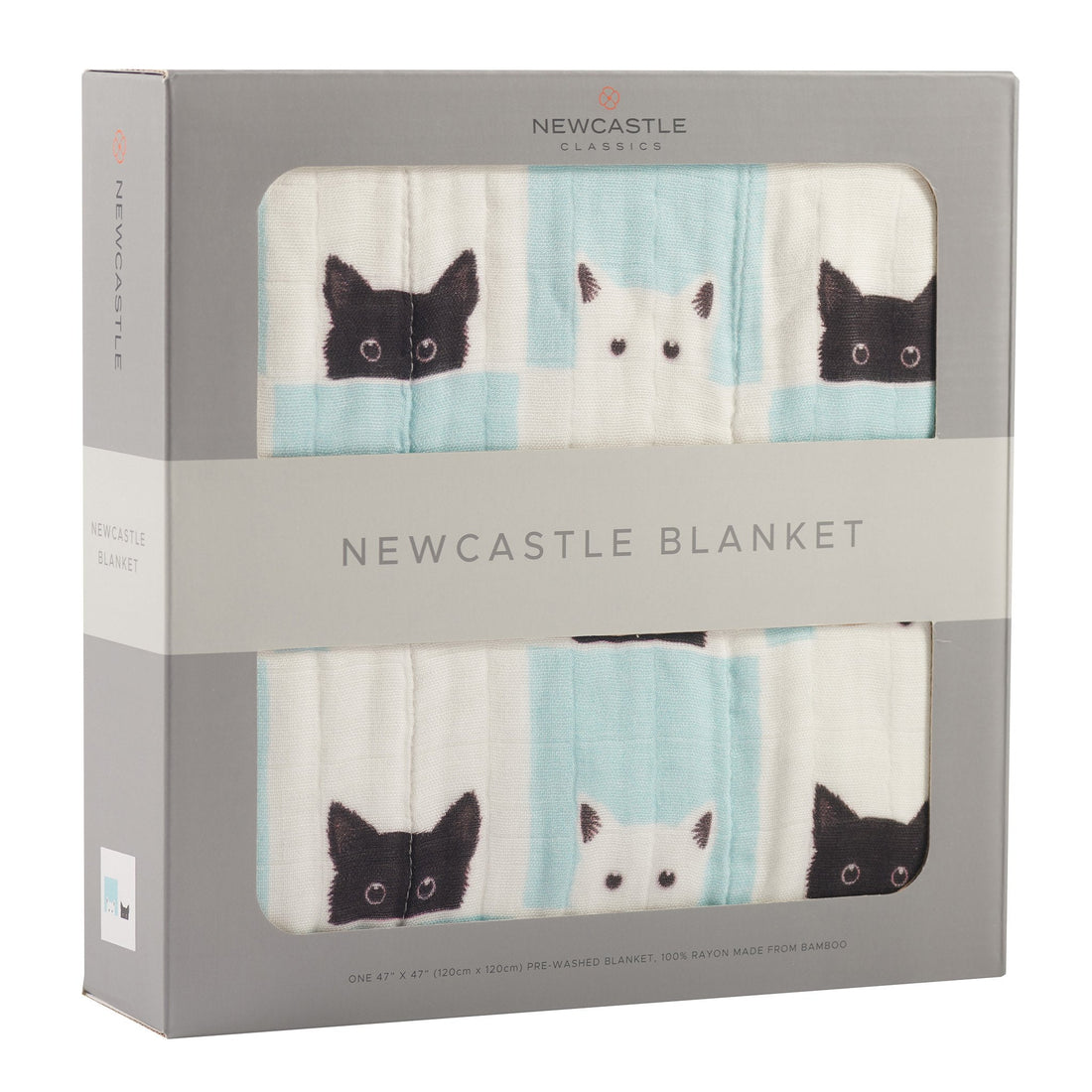 Peek-A-Boo Cats Bamboo Muslin Blanket - Gathering Littles