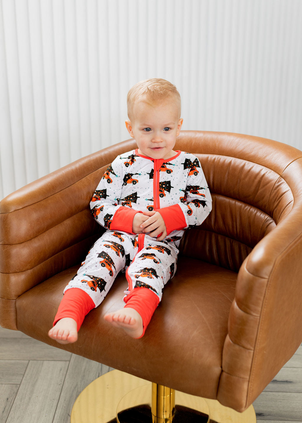 Baby Christmas Tree Long Sleeve Pajamas - Gathering Littles