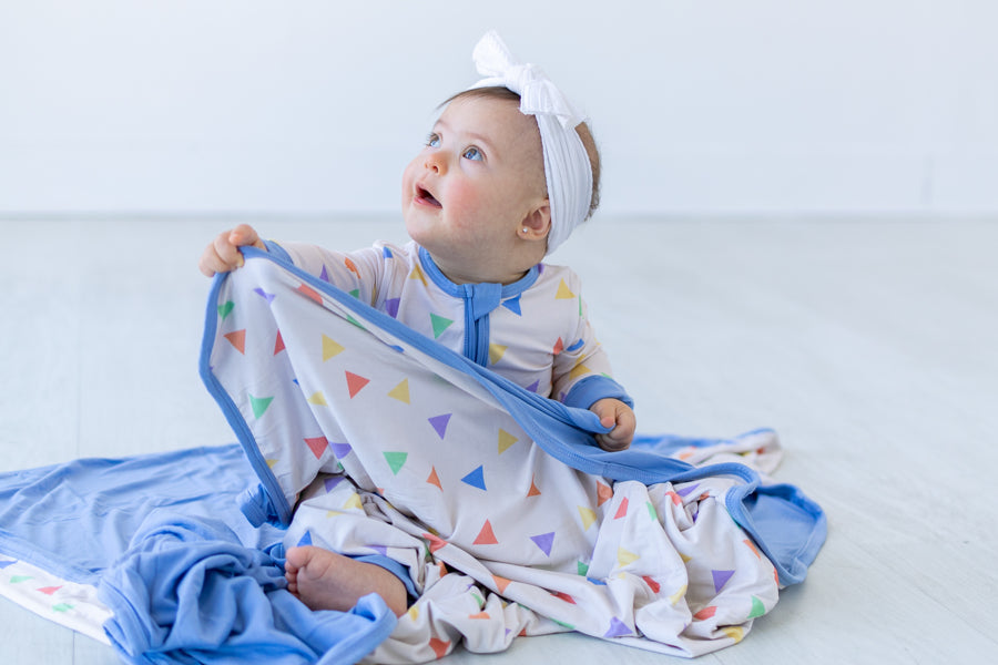 Confetti Luna Wrap Baby Blanket - Gathering Littles