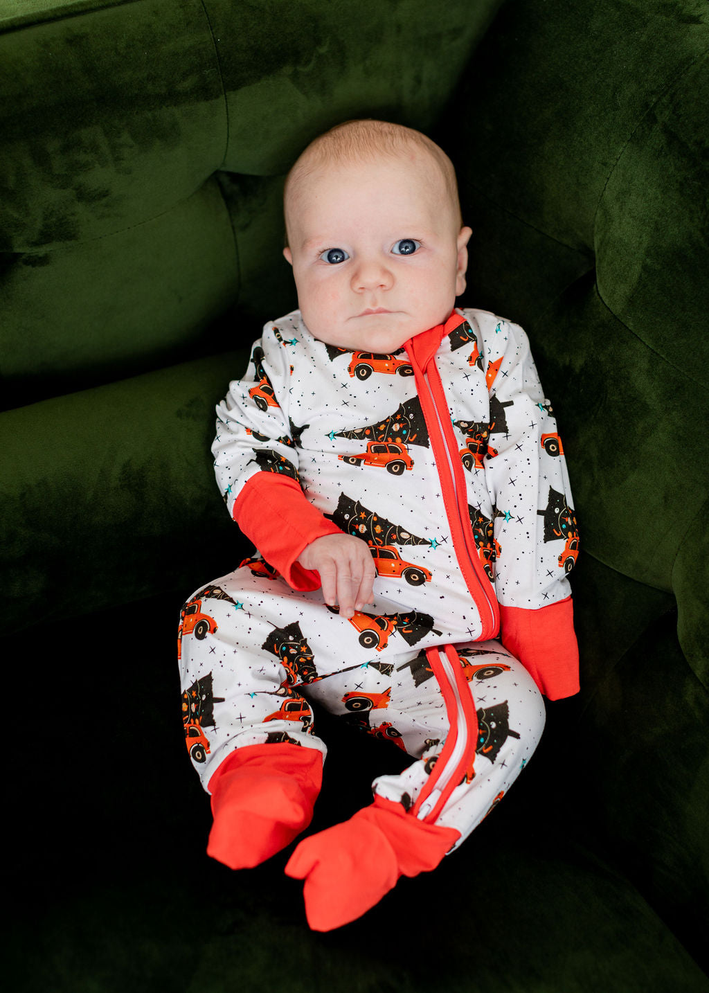 Baby Christmas Tree Long Sleeve Pajamas - Gathering Littles