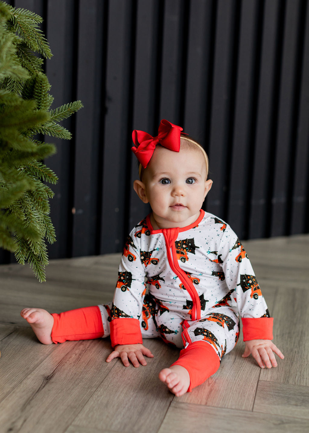 Baby Christmas Tree Long Sleeve Pajamas - Gathering Littles