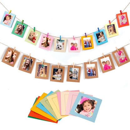 Picture Frame Banner, Picture Banner for Birthday Party - Gathering Littles