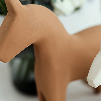 Nordic Wooden Horse Nursery Decoration - Gathering Littles