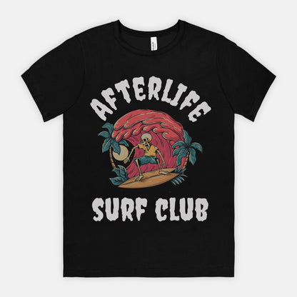 Afterlife Surf Club Shirt, Skeleton Surfer Shirtproduct_type