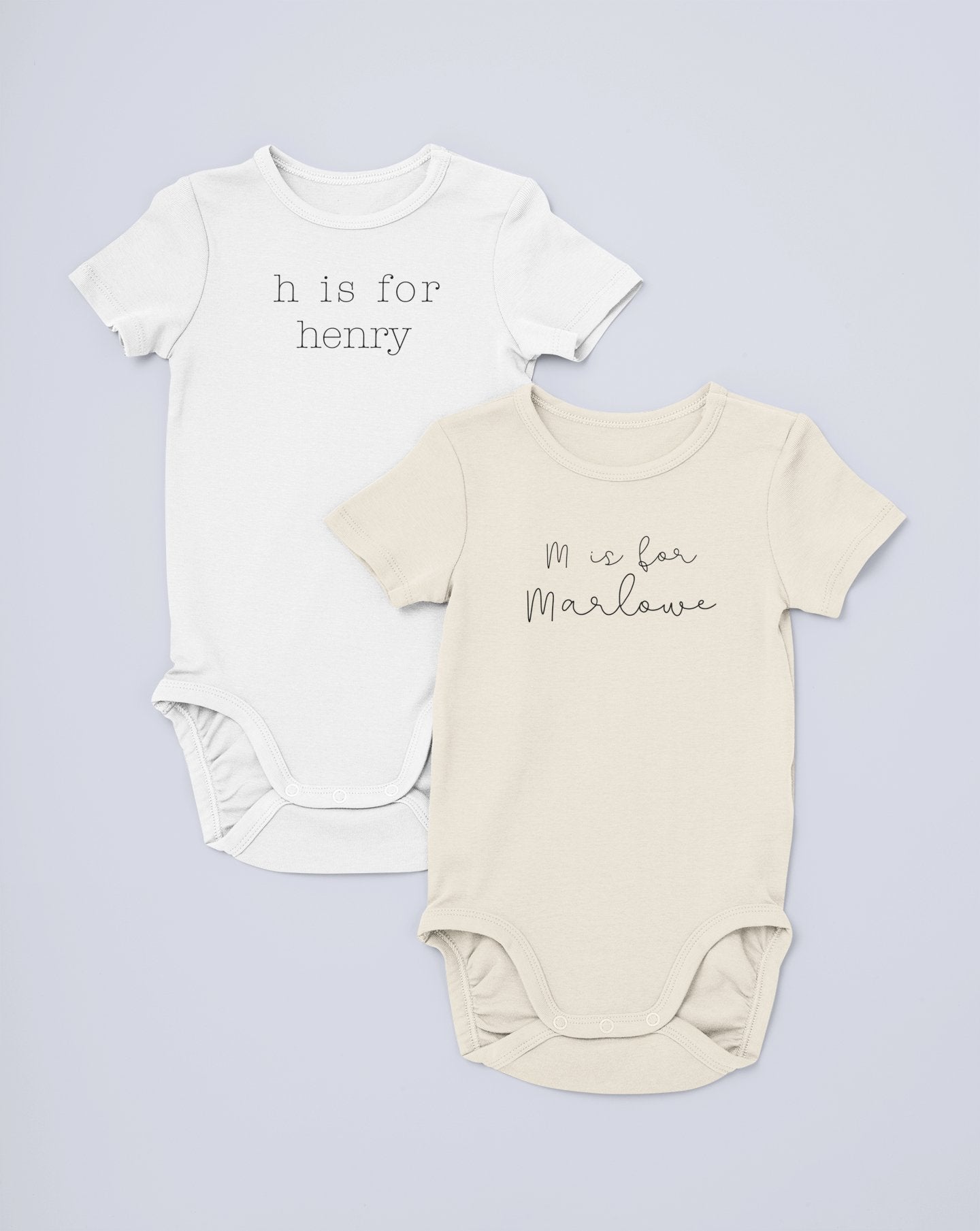 Baby Name Custom Bodysuit - Newborn Baby Giftproduct_type