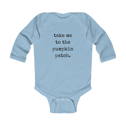 Baby Pumpkin Onesie | Fall Onesie | Infant Long Sleeve Bodysuit | Pumpkin Patch Onesieproduct_type