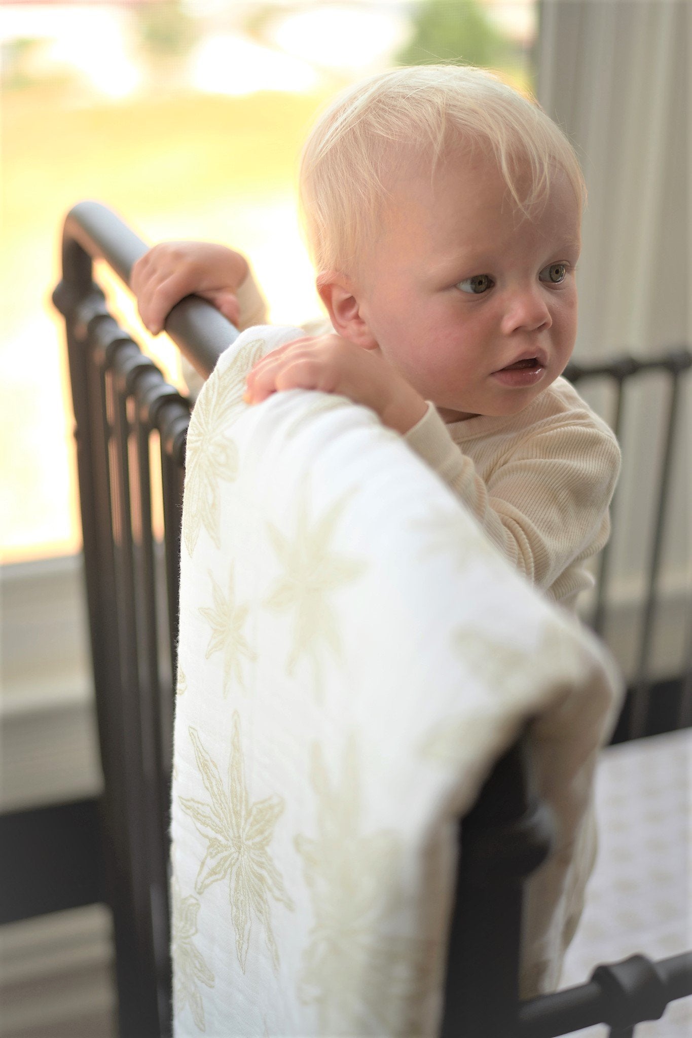 Boho Fields Cotton Muslin Blanket - Gathering Littles