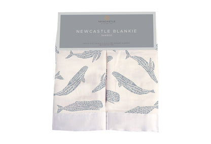 Whales Bamboo Baby Blanket