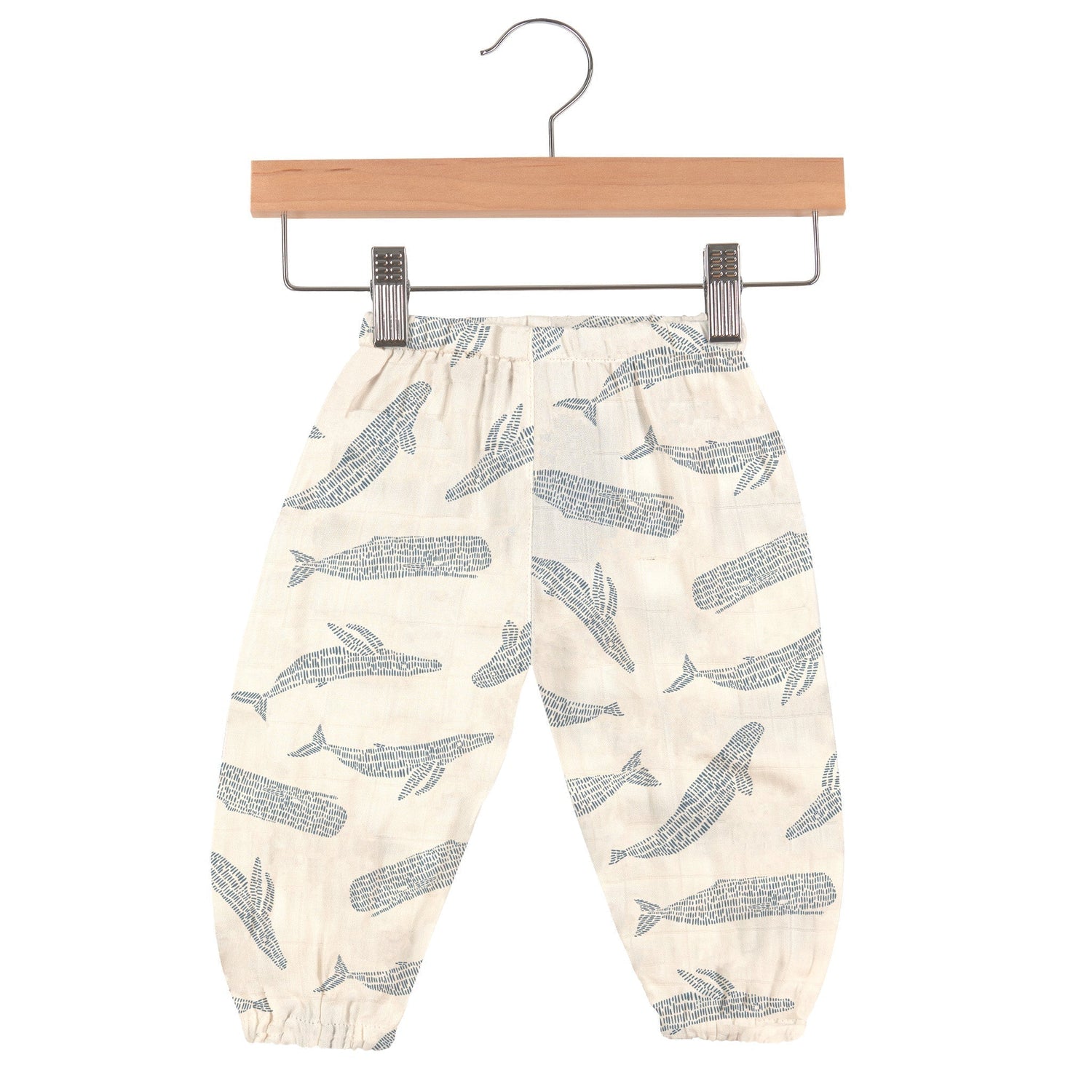 Blue Whales Bamboo Pants for Babyproduct_type