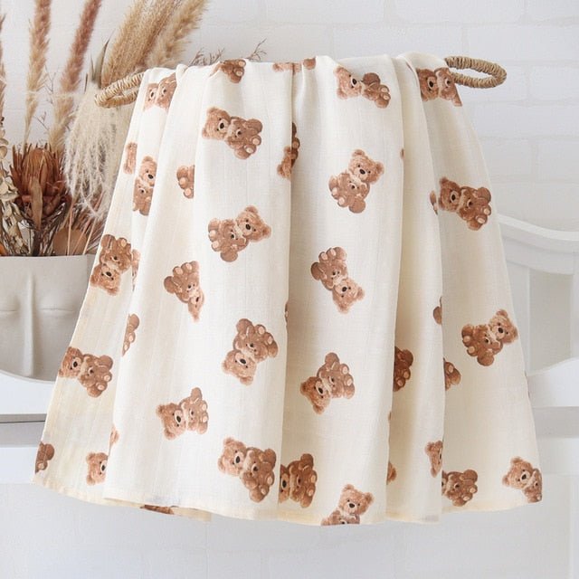 Boho Bamboo and Organic Cotton Swaddle Blanket - Largeproduct_type