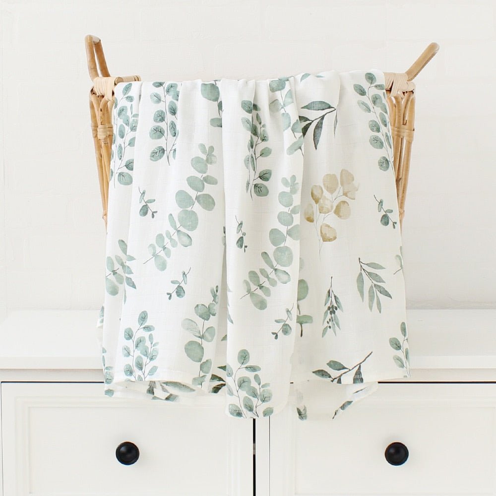 Boho Bamboo and Organic Cotton Swaddle Blanket - Largeproduct_type