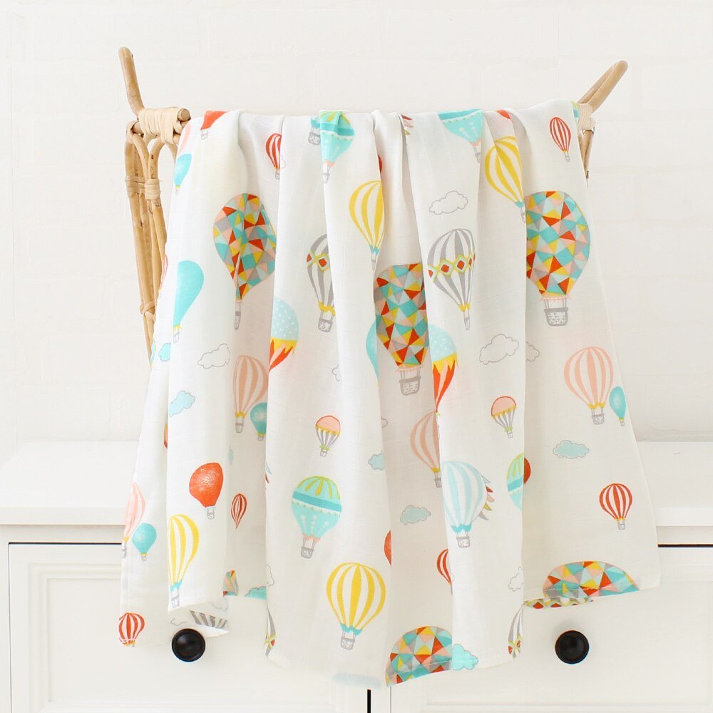 Boho Bamboo and Organic Cotton Swaddle Blanket - Largeproduct_type