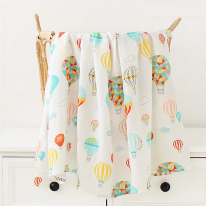 Boho Bamboo and Organic Cotton Swaddle Blanket - Largeproduct_type