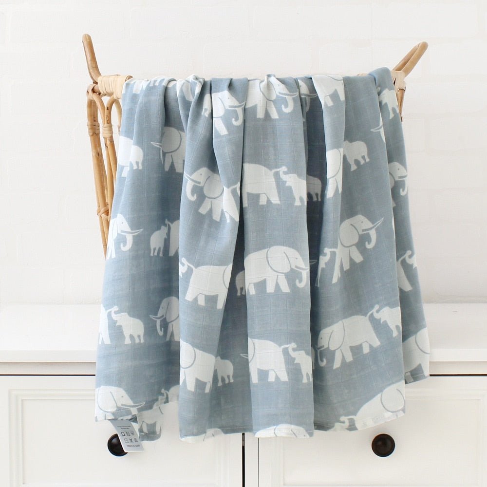 Boho Bamboo and Organic Cotton Swaddle Blanket - Largeproduct_type