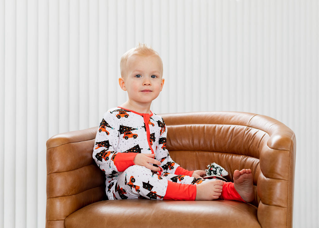 Baby Christmas Tree Long Sleeve Pajamas - Gathering Littles