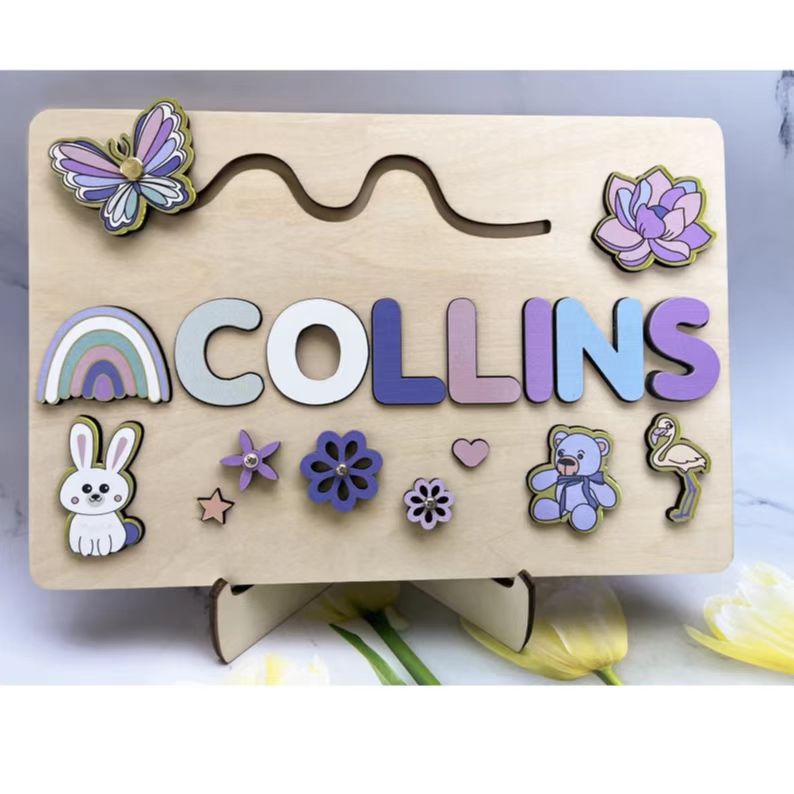 Custom First Name Wooden Puzzle For Toddlersproduct_type