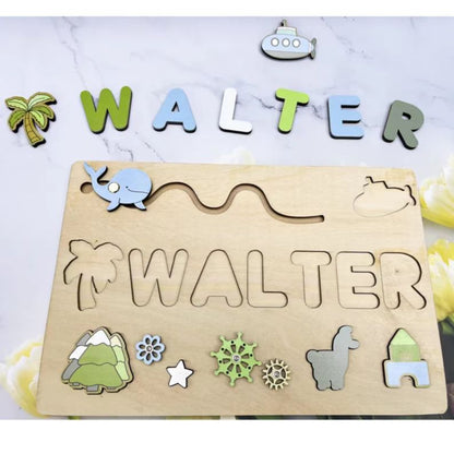 Custom First Name Wooden Puzzle For Toddlersproduct_type