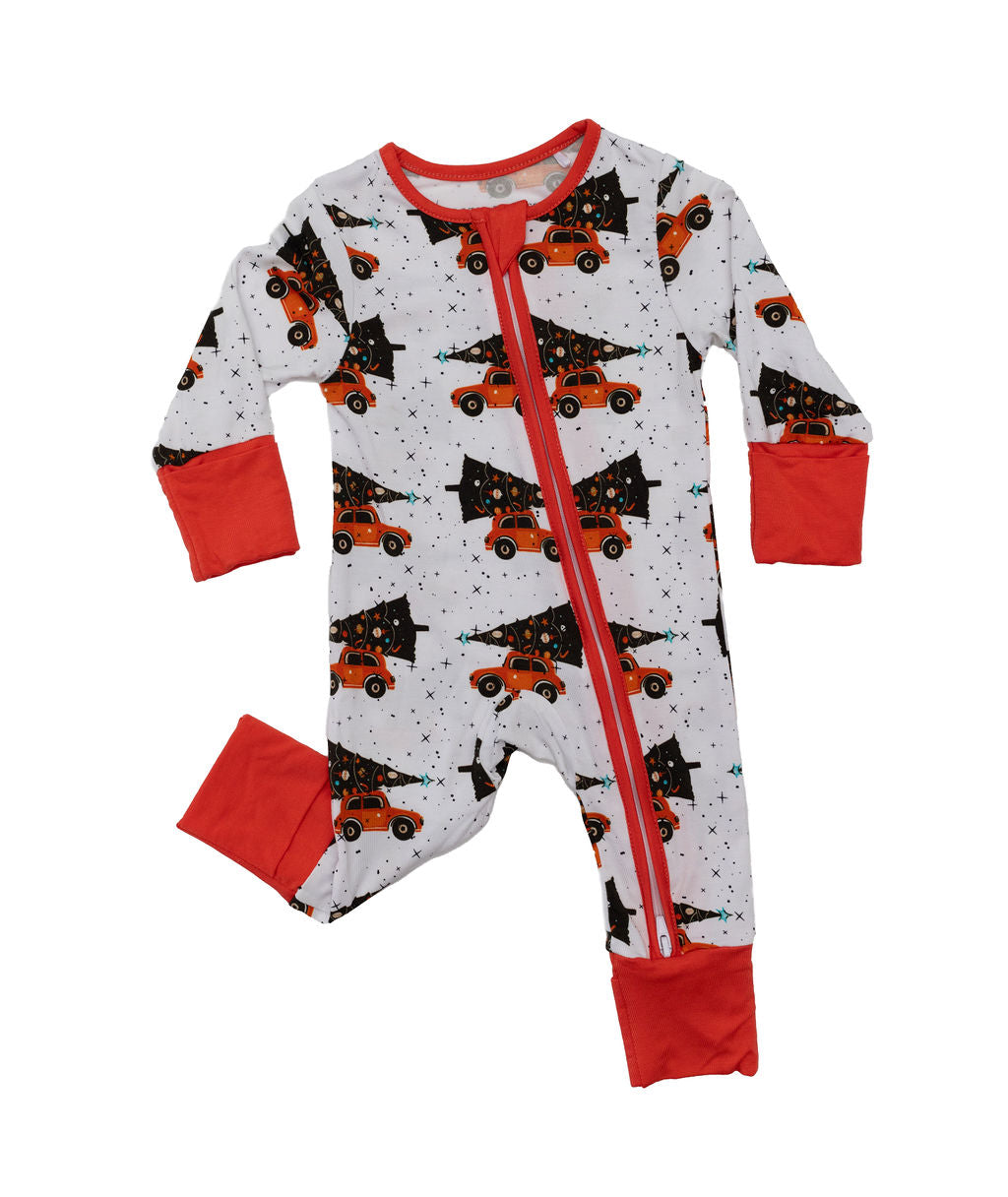 Baby Christmas Tree Long Sleeve Pajamas - Gathering Littles