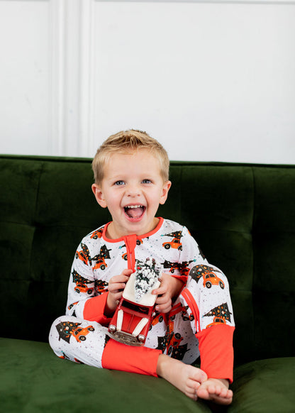 Baby Christmas Tree Long Sleeve Pajamas - Gathering Littles