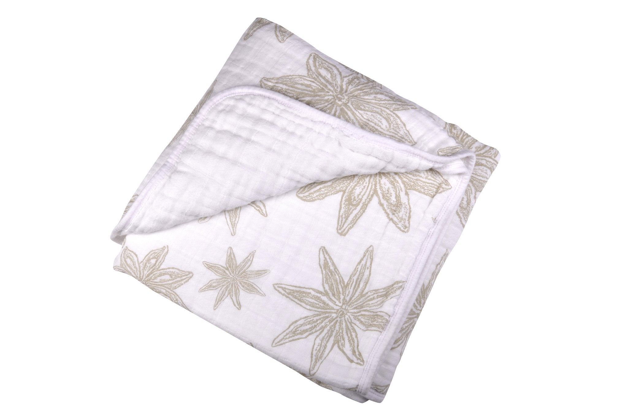 Boho Fields Cotton Muslin Blanket - Gathering Littles