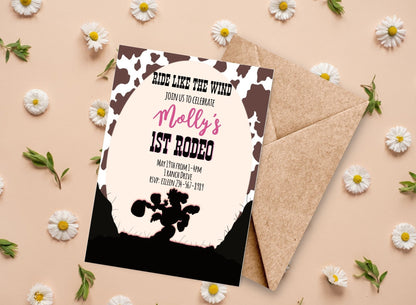 First Rodeo Birthday Template | Baby&