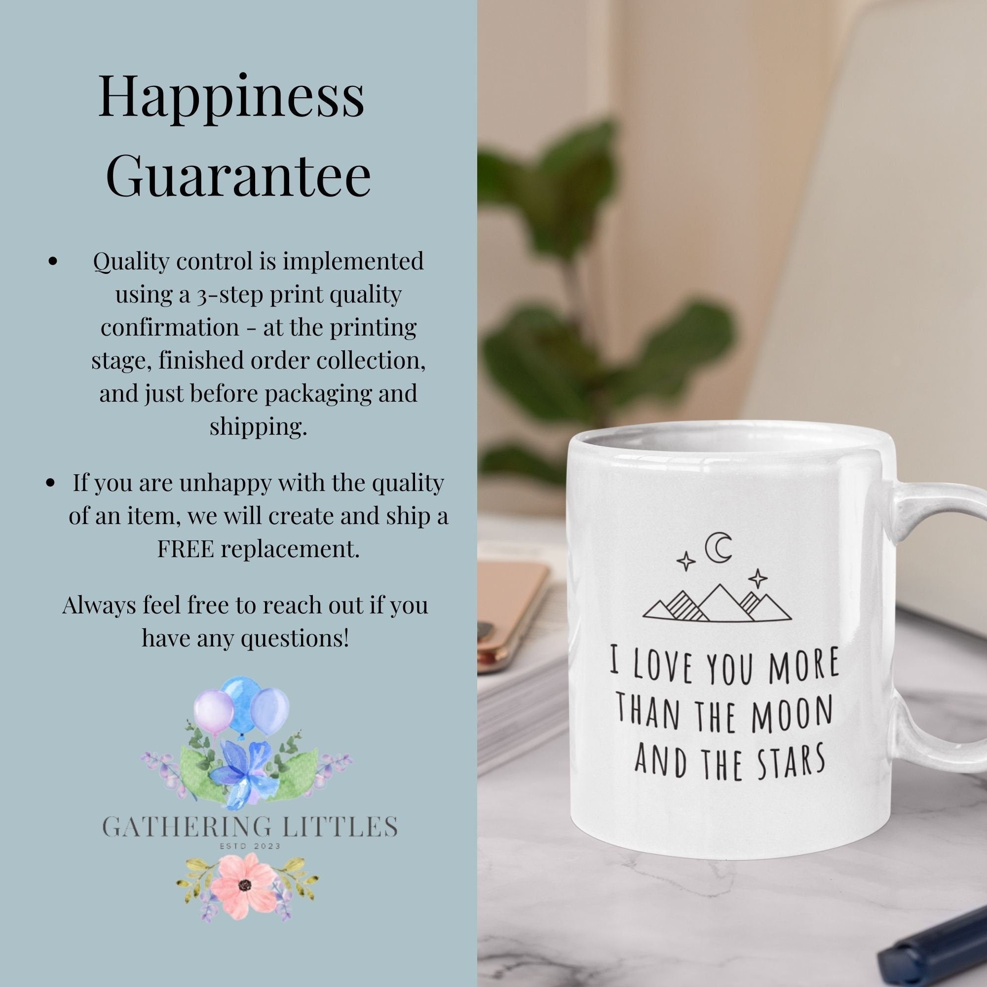 Gift For Mom, &quot;I Love You More...&quot; Coffee Mug, Mother&