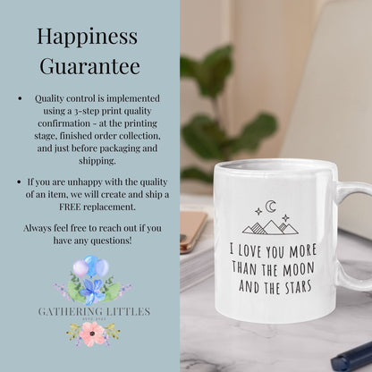 Gift For Mom, &quot;I Love You More...&quot; Coffee Mug, Mother&
