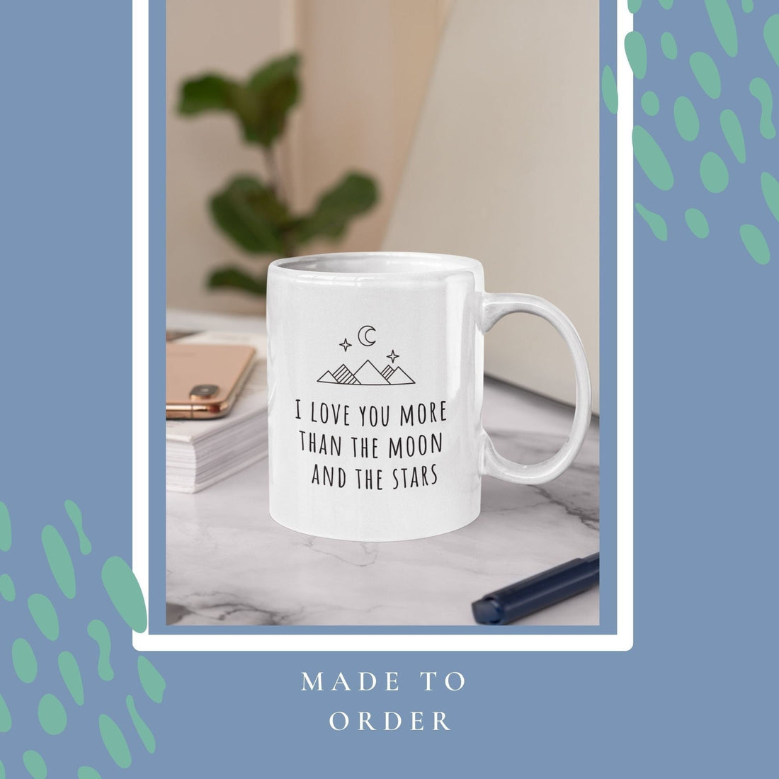 Gift For Mom, &quot;I Love You More...&quot; Coffee Mug, Mother&