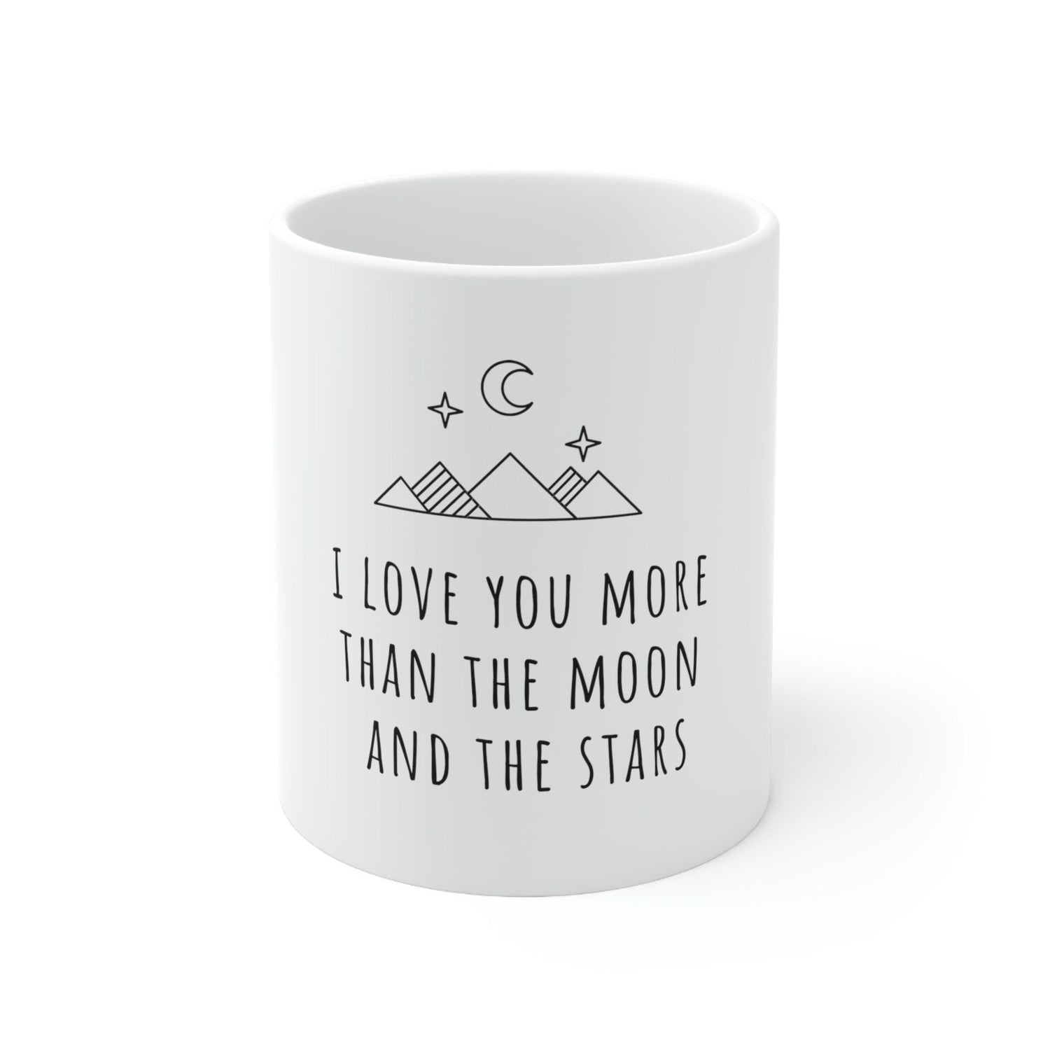 Gift For Mom, &quot;I Love You More...&quot; Coffee Mug, Mother&