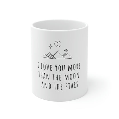 Gift For Mom, &quot;I Love You More...&quot; Coffee Mug, Mother&
