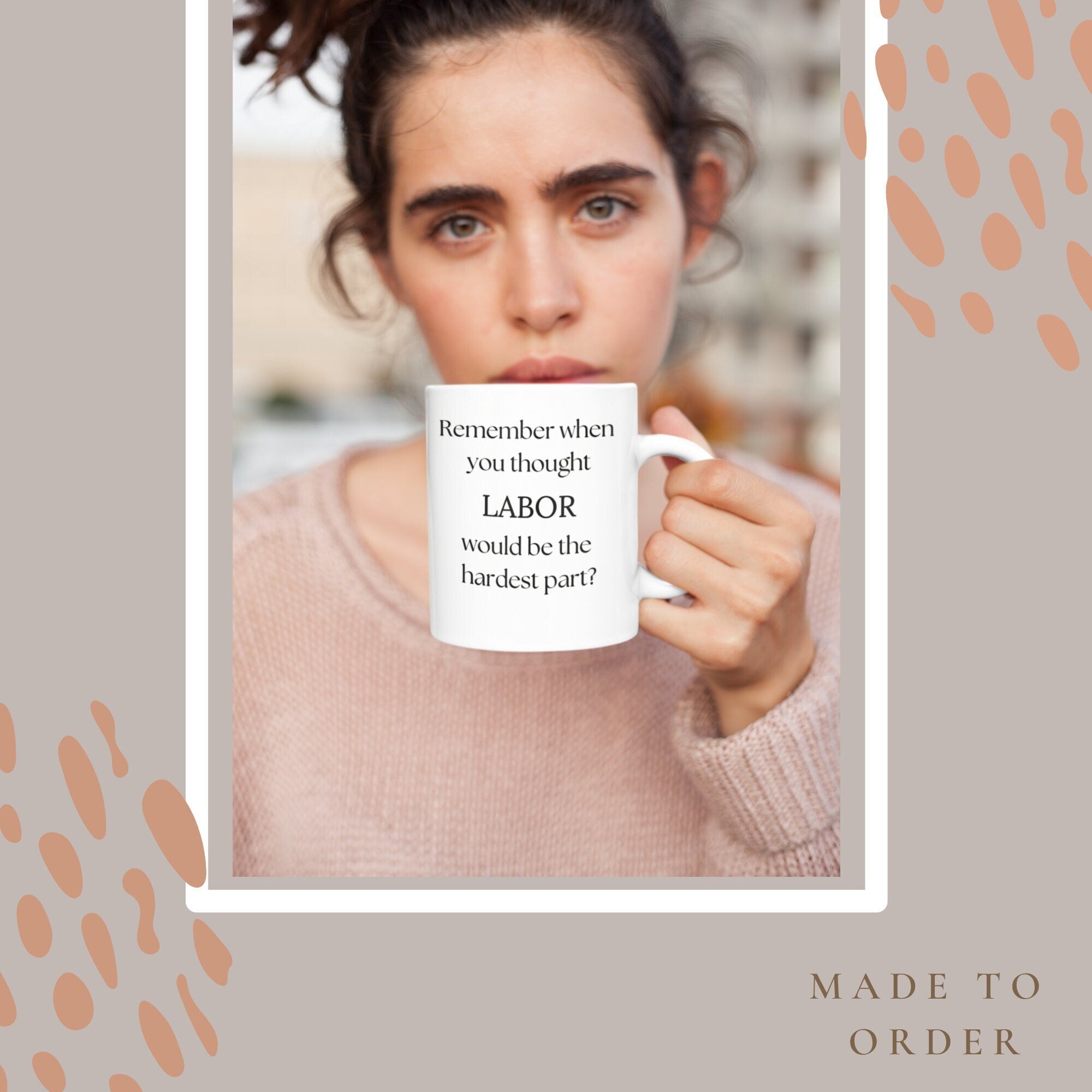 Gift for New Moms, Sarcastic Coffee Mug, Funny New Mom Gift, Funny Quote for New Momsproduct_type