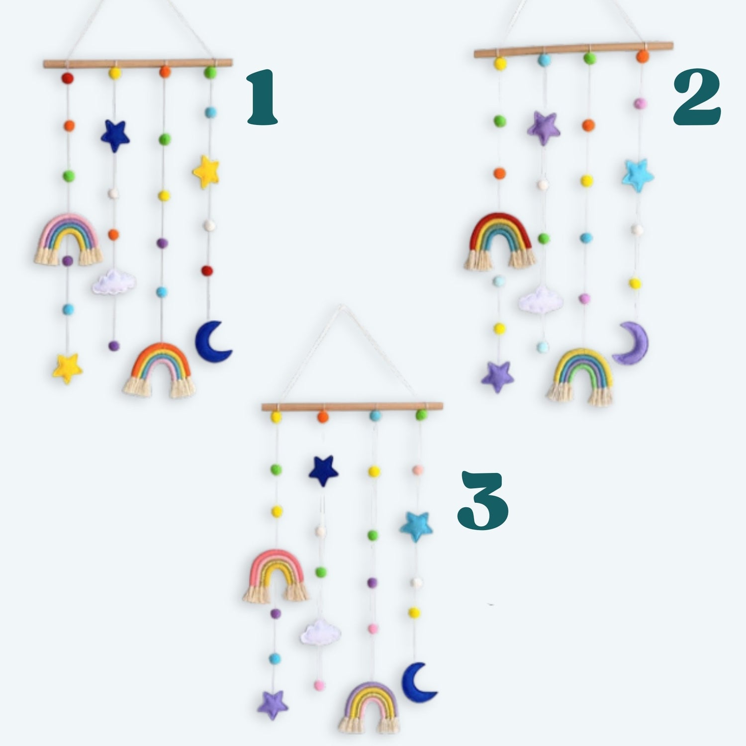 Handmade Rainbow Wall Hanging - Nursery Decorproduct_type