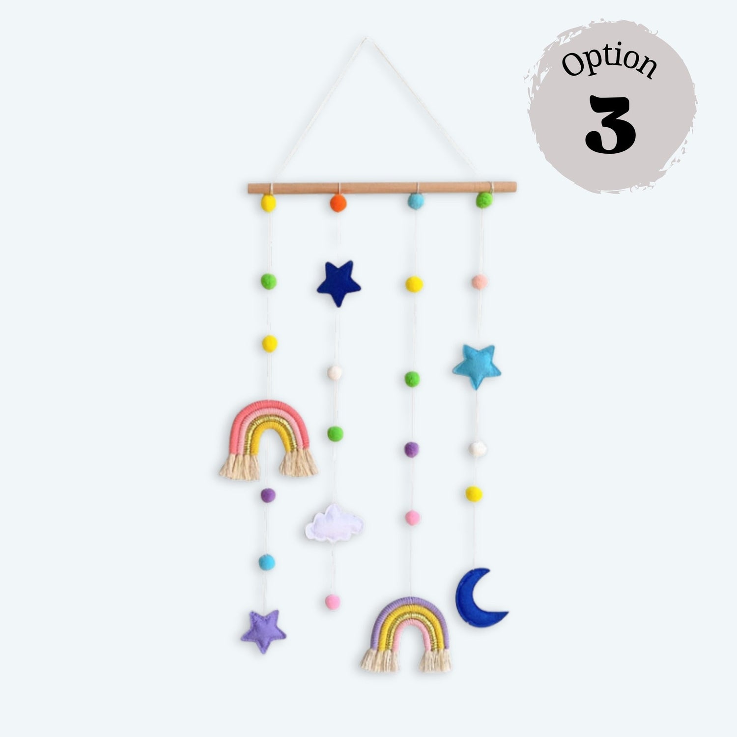 Handmade Rainbow Wall Hanging - Nursery Decorproduct_type