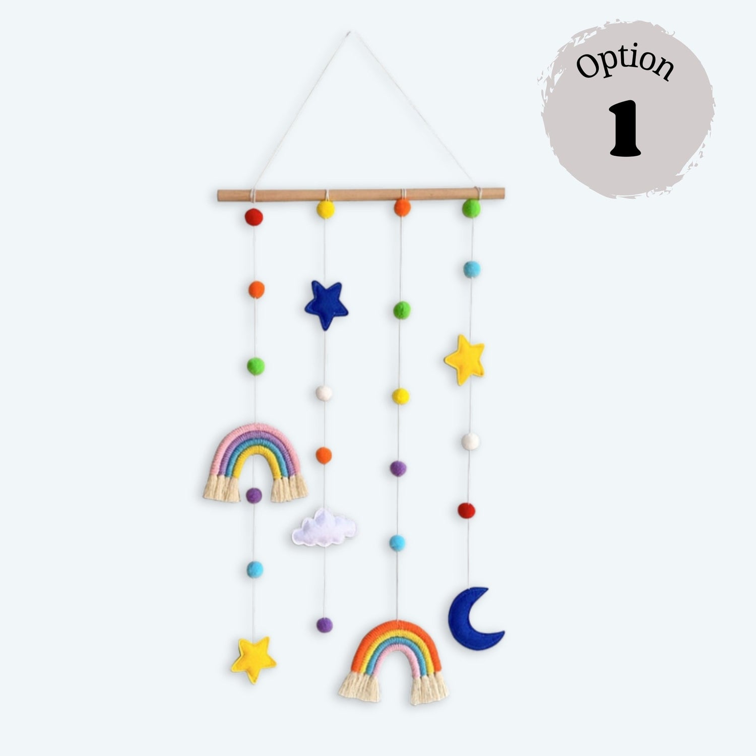 Handmade Rainbow Wall Hanging - Nursery Decorproduct_type