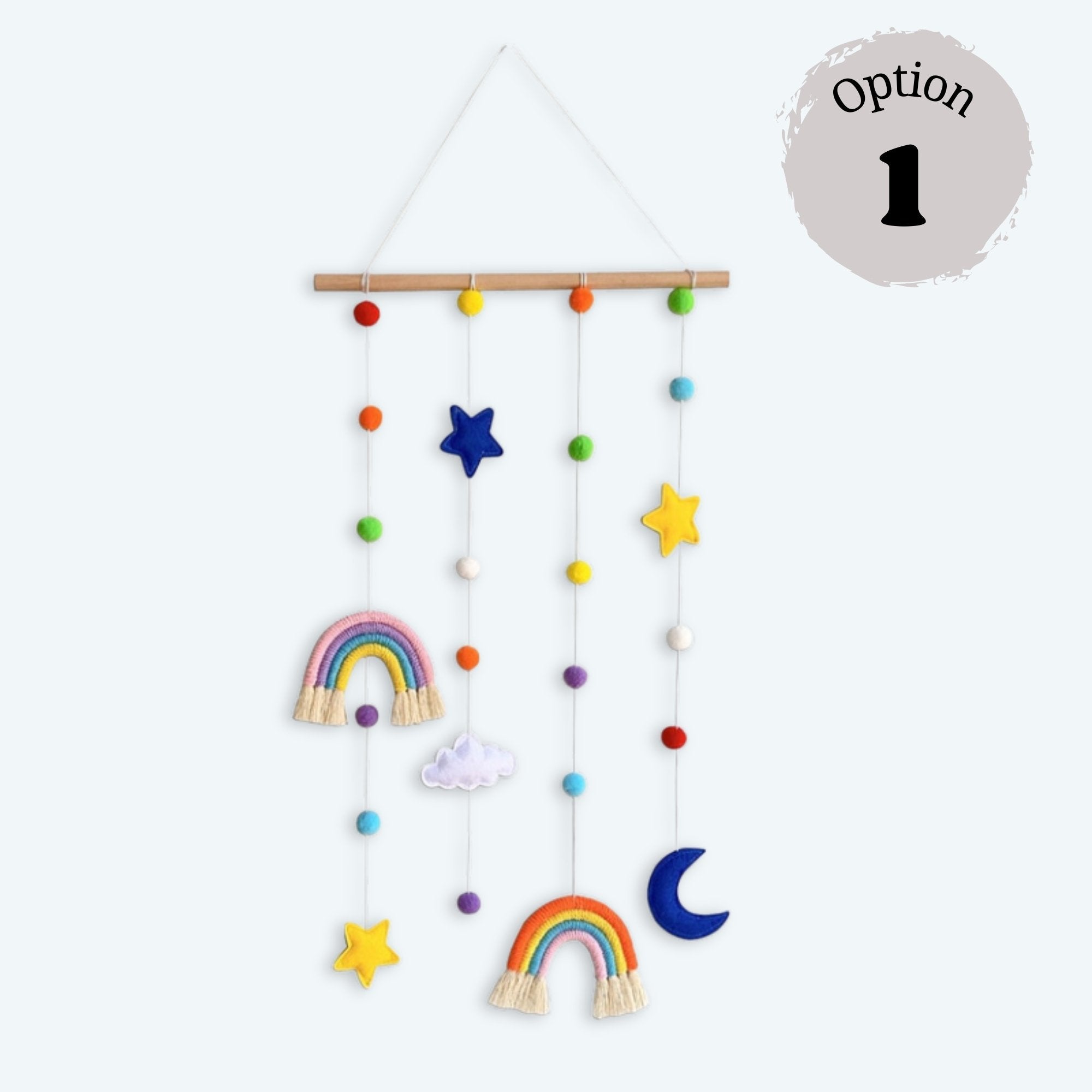 Handmade Rainbow Wall Hanging - Nursery Decorproduct_type